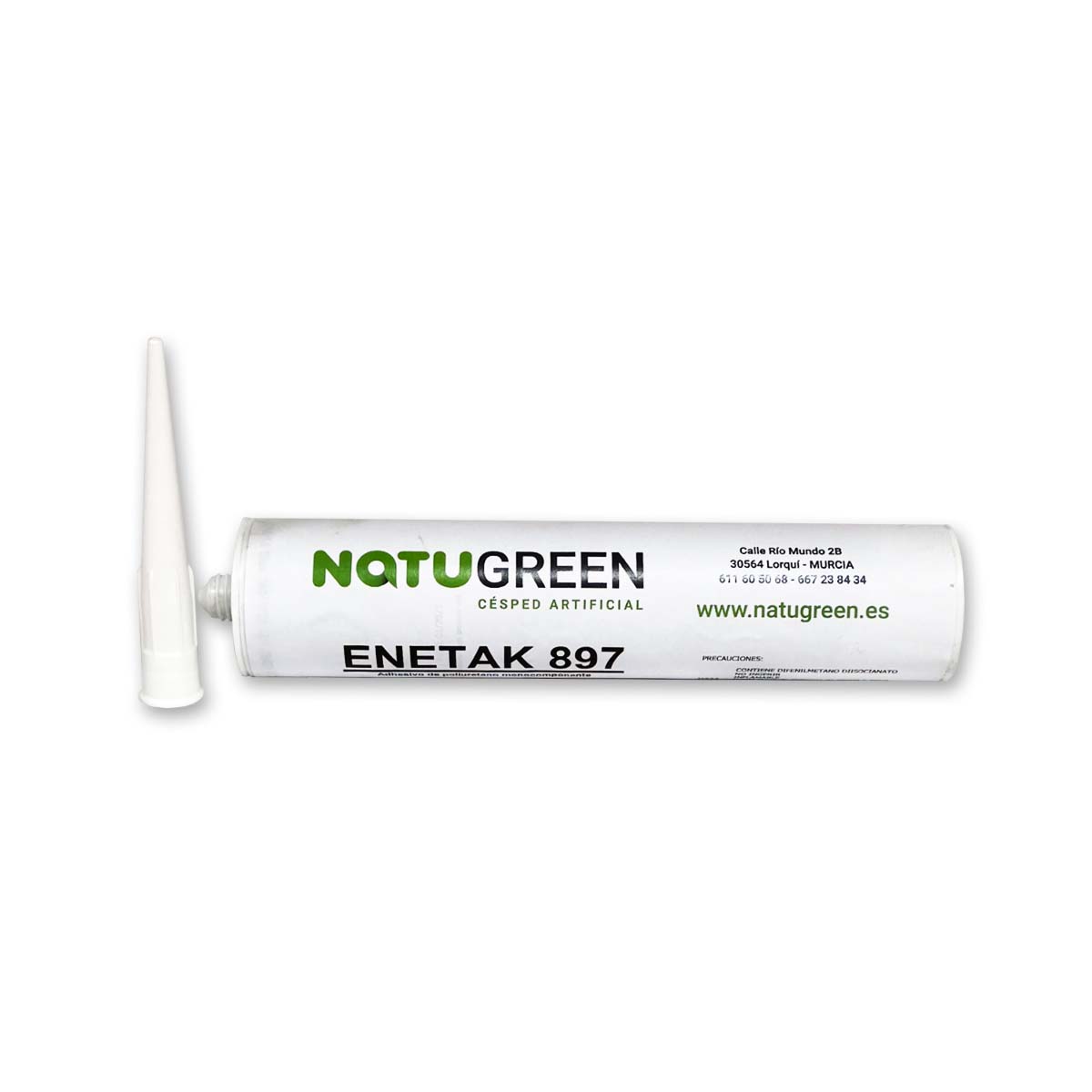 Adhesivo verde hibrido 290ml pegado césped artificial