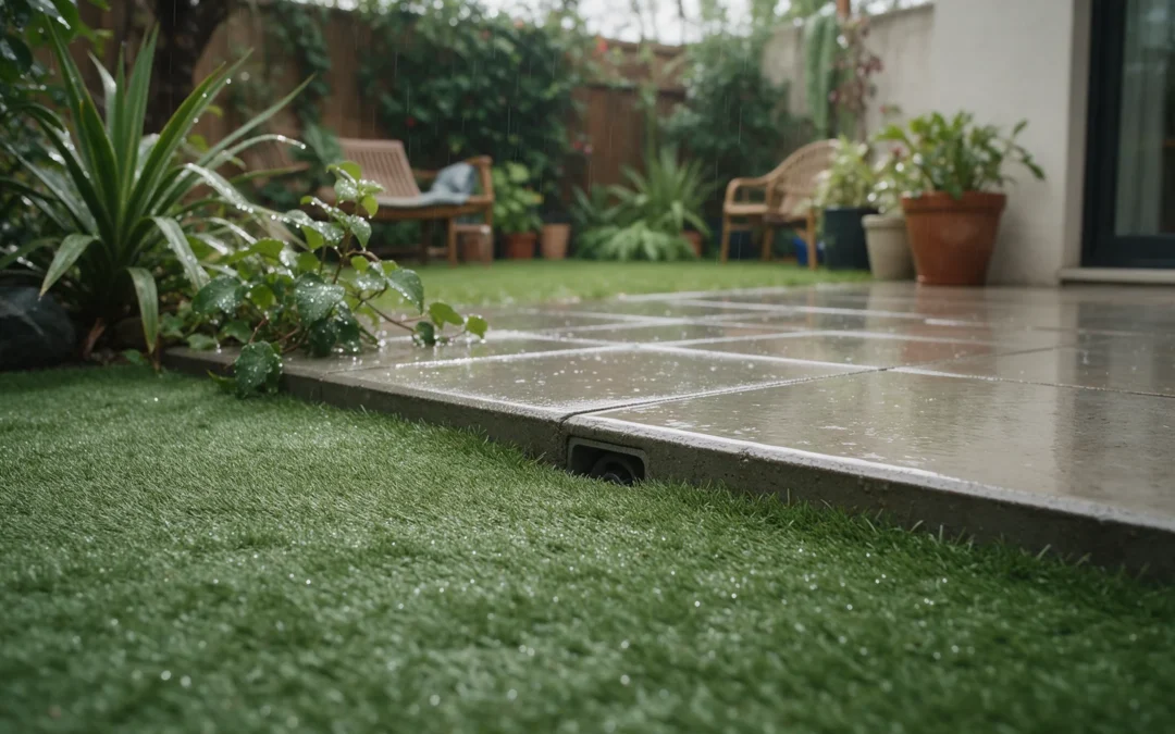 Cómo afecta la lluvia al césped artificial